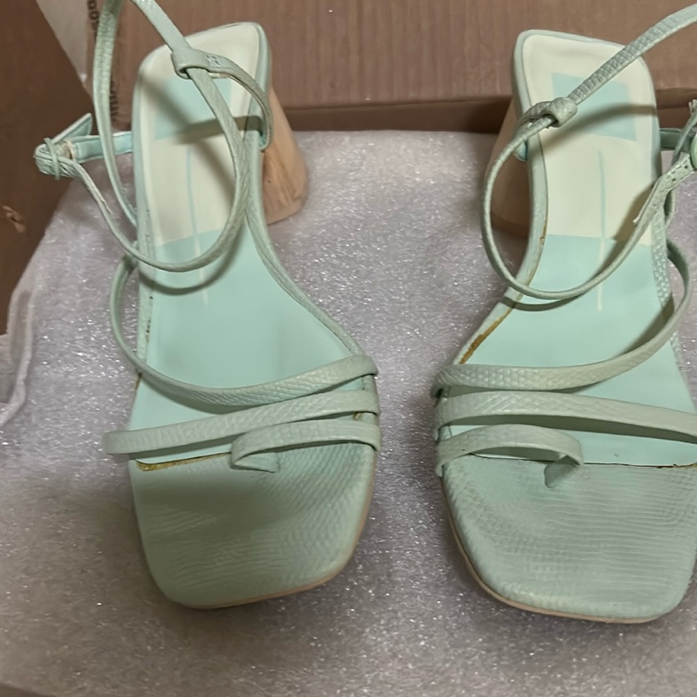 Dolce Vita Zyda Heels in Mint 6.5